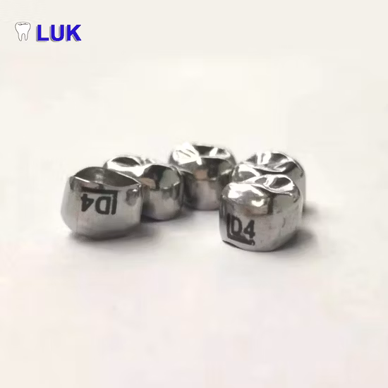 Good Quality Dental Supplies Temporary Kids Molar Crown Stainless Steel Crown/Kids Crown